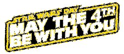 Logo for star wars may the fourth be with you
